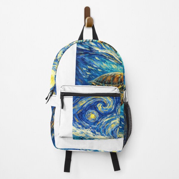Item preview, Turtle Van Gogh Starry Night Inspired Nature Sea Lovers T-Shirt designed and sold by gidget-gadget.