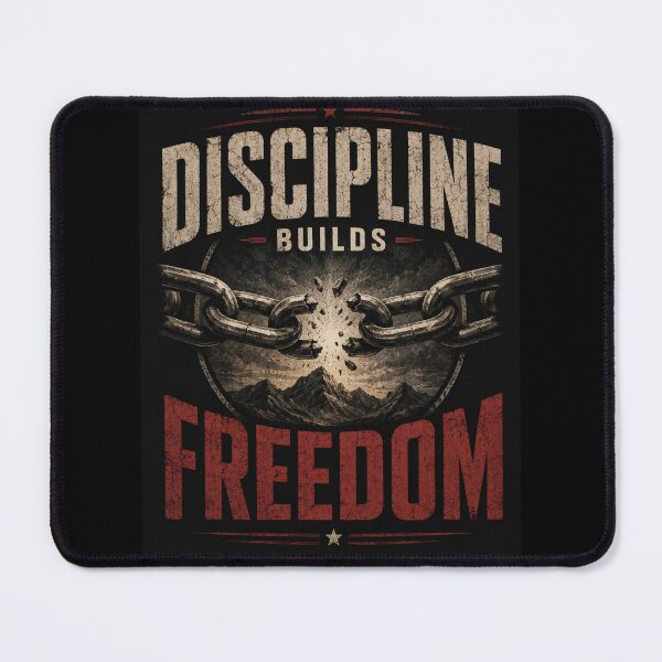 Item preview, Discipline Bulids Freedom - Vintage Motivation T-Shirt designed and sold by DomKo10.
