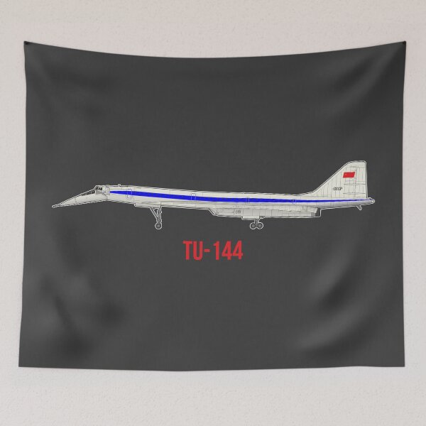 Item preview, A side view of the Tu-144 supersonic passenger jet. designed and sold by FAawRay.