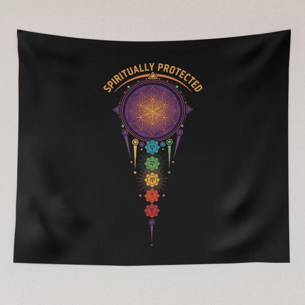 Item preview, Spirituality Sacred Geometry Spiritually Protected designed and sold by LuminOrb.