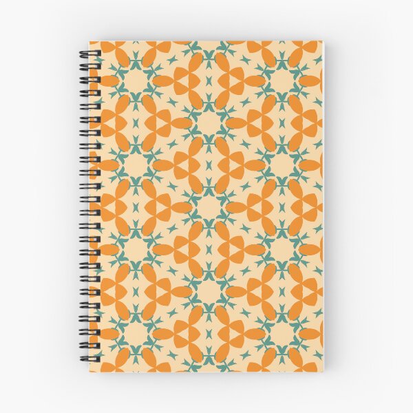 Item preview, Warm Citrus Blossom Geometric Pattern Design designed and sold by parkergold.
