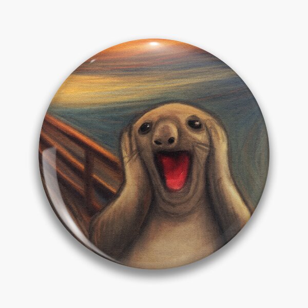 Item preview, Neil the Seal Scream Painting designed and sold by Dani Moffet.