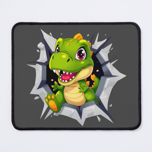Item preview, Cute Baby T-Rex Breaking Through Wall, Kawaii Dinosaur Cartoon, Funny Jurassic Dino Graphic, Adorable Prehistoric Monster Gift designed and sold by PrintelloTH.
