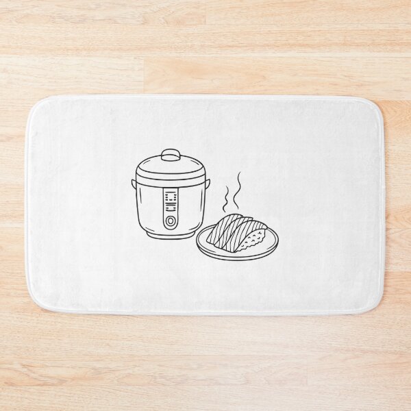 Item preview, Grilled unagi cooling beside an open rice cooker on the counter designed and sold by rasagamastore.