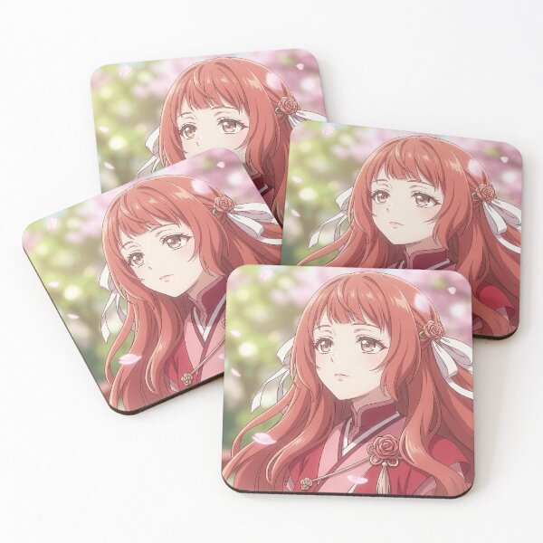 Item preview, Agent of Spring Anime Girl with Coral Hair designed and sold by HaruVibe-Studio.