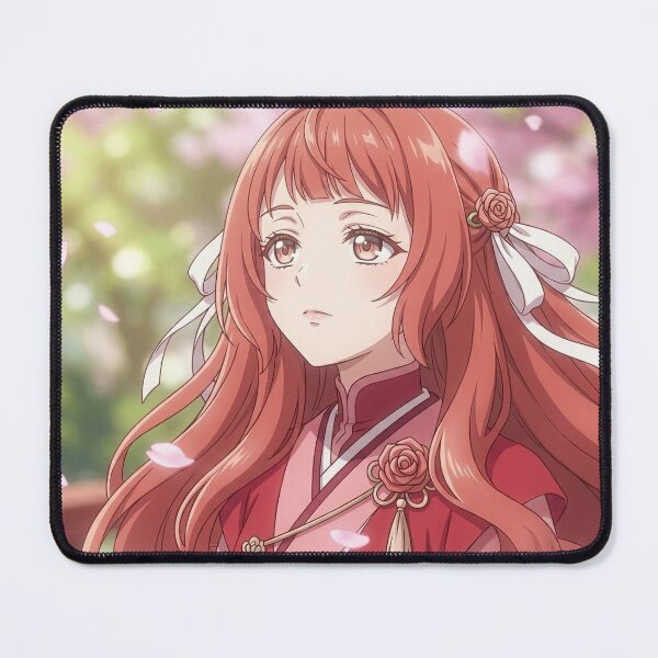 Item preview, Agent of Spring Anime Girl with Coral Hair designed and sold by HaruVibe-Studio.