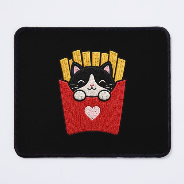 Item preview, Cat Inside French Fries Box designed and sold by ColorSplash123.