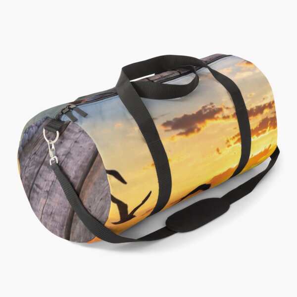 Item preview, Golden Sunset Over a Peaceful Lake Dock – Scenic Nature Landscape Photography designed and sold by Wild Bloom Paws.