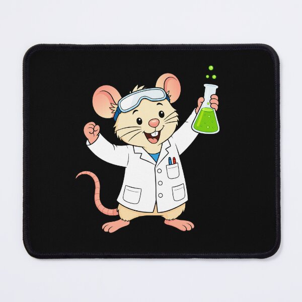 Item preview, Lab Rat Scientist with Chemistry Flask designed and sold by teeperfect.
