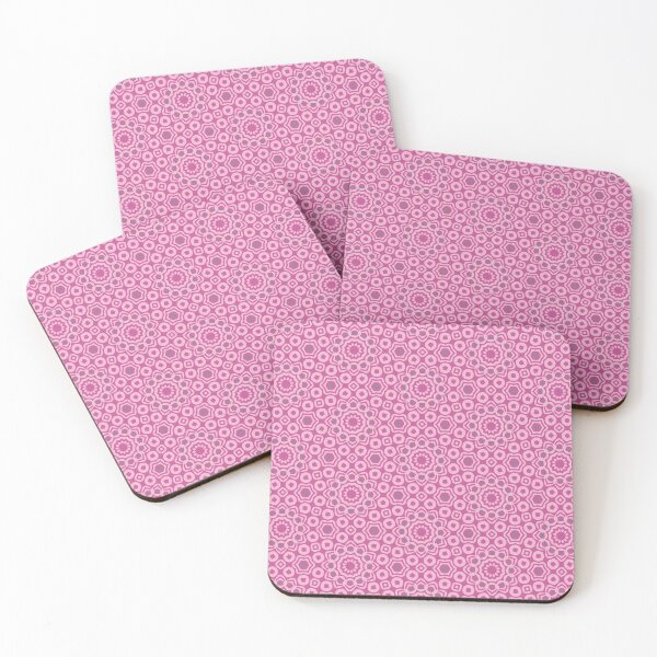 Item preview, Pink Mandala Mosaic Floral Repeat Pattern designed and sold by parkergold.