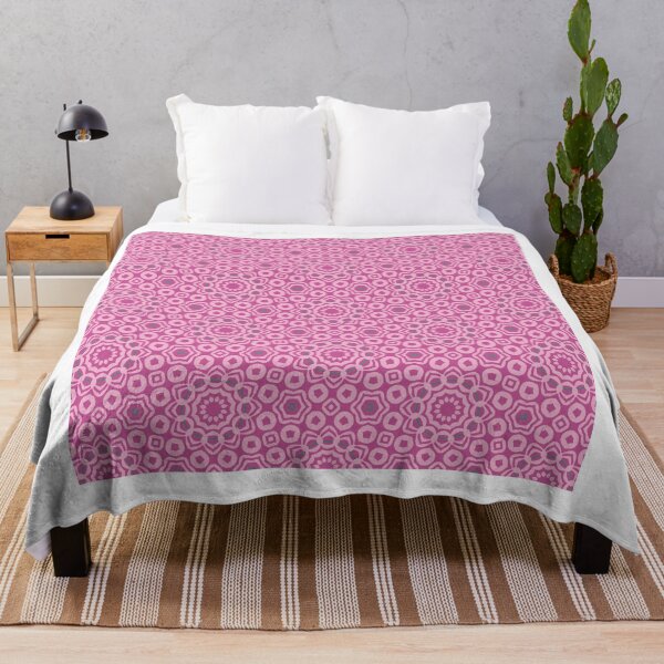 Item preview, Pink Mandala Mosaic Floral Repeat Pattern designed and sold by parkergold.