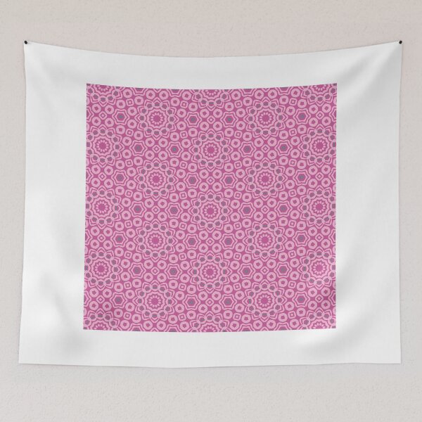 Item preview, Pink Mandala Mosaic Floral Repeat Pattern designed and sold by parkergold.