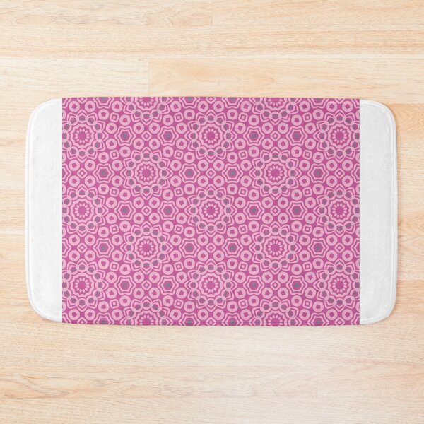 Item preview, Pink Mandala Mosaic Floral Repeat Pattern designed and sold by parkergold.