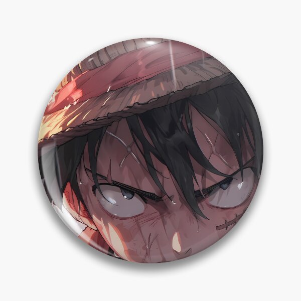Item preview, Monkey D Luffy One Piece Rainy Resolve Straw Hat Mood designed and sold by justnickthings.