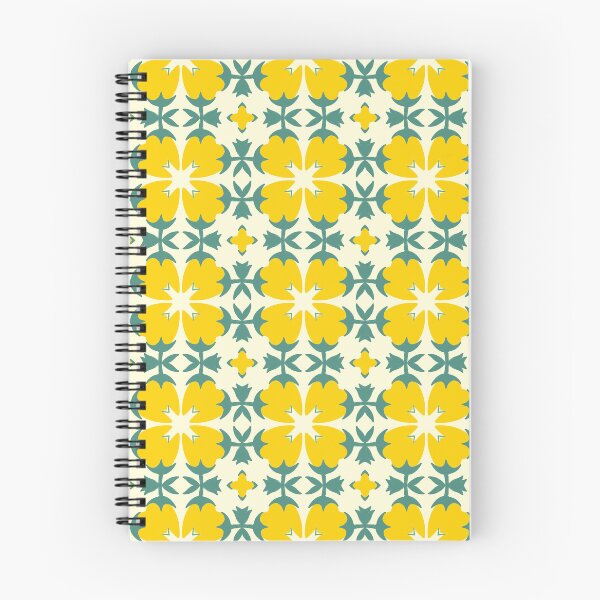 Item preview, Golden Petal Symmetry Botanical Tile Pattern designed and sold by parkergold.