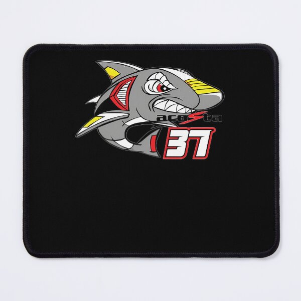 Item preview, Aggressive Grey Cartoon Shark Illustration with Sharp designed and sold by Bidobad01.