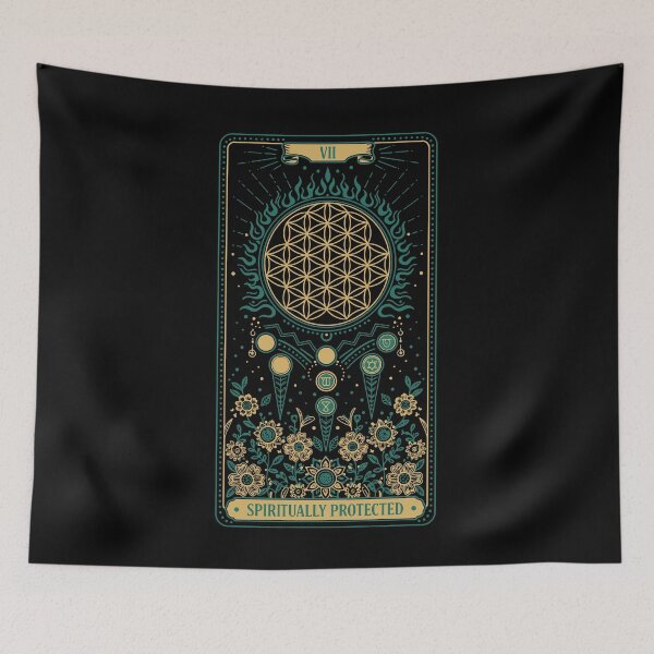 Item preview, Spirituality Lotus Flower Spiritually Protected designed and sold by LuminOrb.