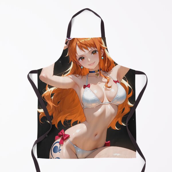 Item preview, Nami One Piece Playful Summer Pose With Bright Charm designed and sold by justnickthings.