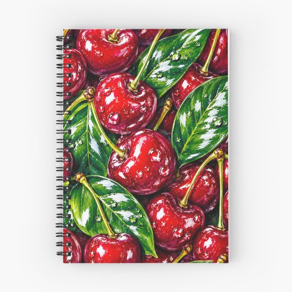 Item preview, Juicy Red Cherry Fruit Pattern Print designed and sold by DjFreeq.