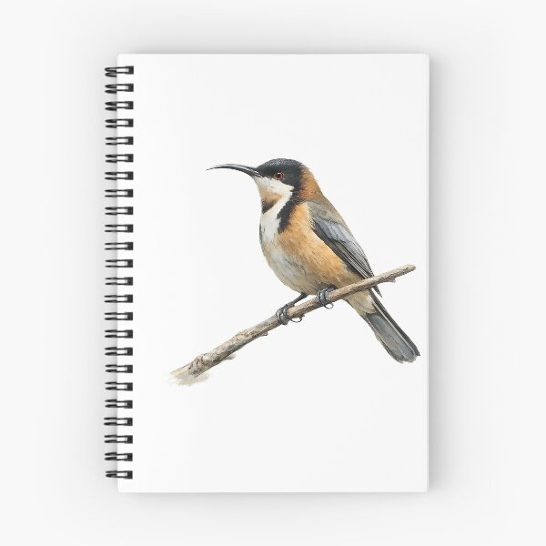 Item preview, Eastern Spinebill Watercolour Illustration designed and sold by Jaruart.