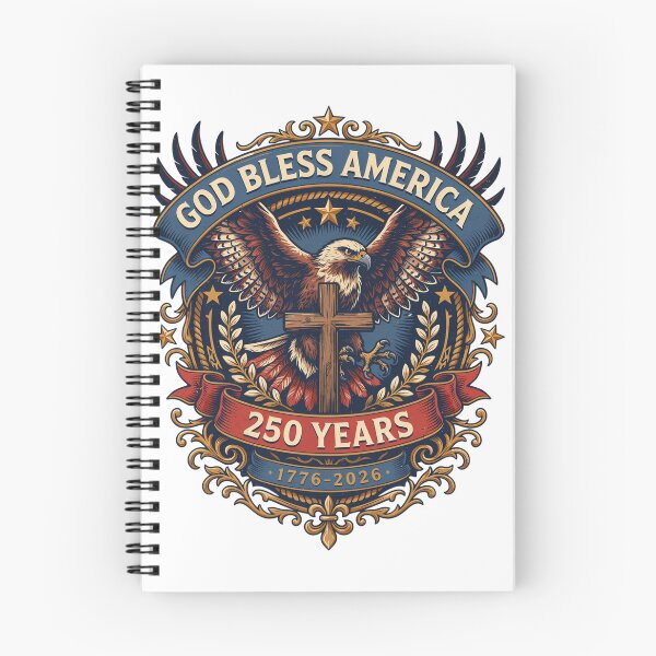 Item preview, God Bless America Eagle Cross 250 Years 1776-2026 Patriotic Semiquincentennial V4 designed and sold by DarylWelsh2024.