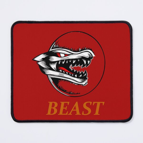 Item preview, Beast Monster Gaming Mascot Circle Art designed and sold by MA-Apparel.