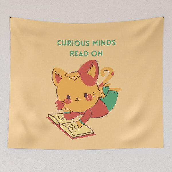 Item preview, Curious minds read on designed and sold by creativityisfun.