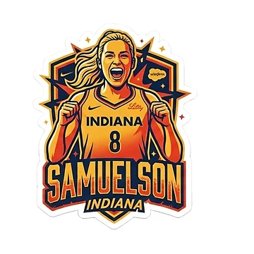 Artwork thumbnail, Katie Lou Samuelson Indiana Fever WNBA Sticker by Sidra digital art 8277237