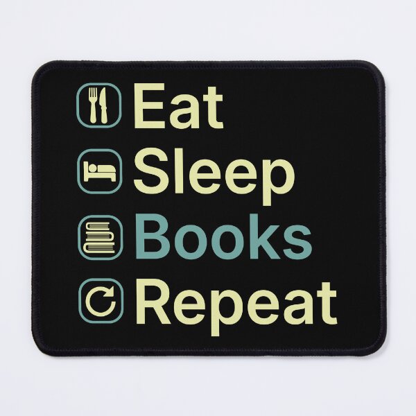 Item preview, Eat Sleep Books Repeat Funny Book Lover GIft designed and sold by clickbongski.