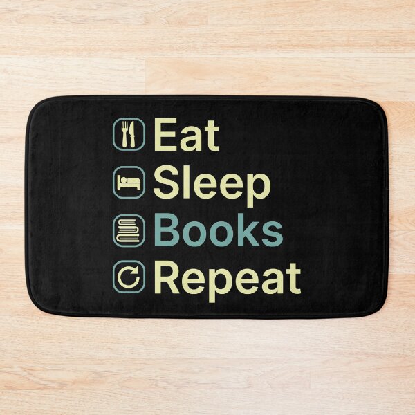 Item preview, Eat Sleep Books Repeat Funny Book Lover GIft designed and sold by clickbongski.