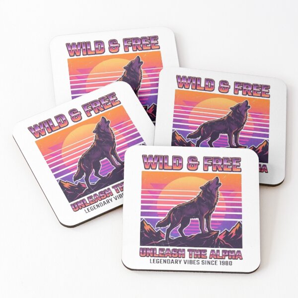 Item preview, Retro Sunset Wolf T-Shirt | Vintage Wolf Silhouette | Wildlife Nature Graphic Tee designed and sold by Faisal  Shah.