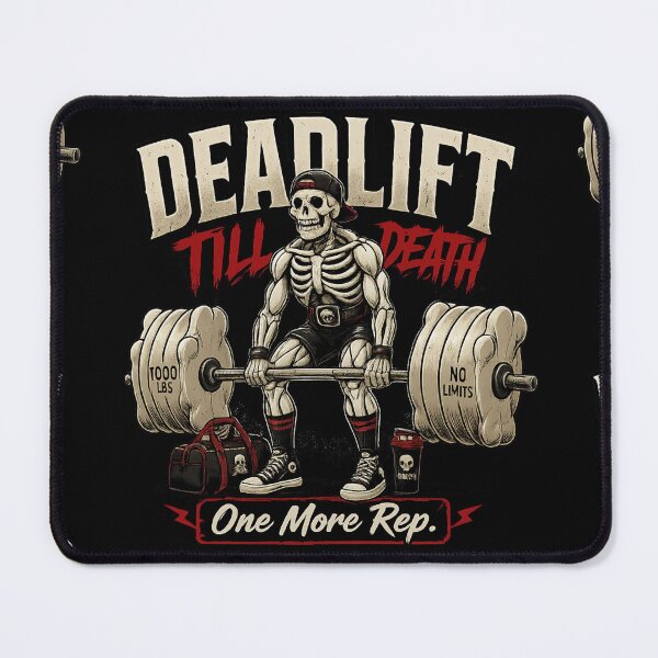 Item preview, Deadlift Till Death Funny Skeleton Gym Lover Weightlifting T-Shirt designed and sold by Ecocrushstudio.