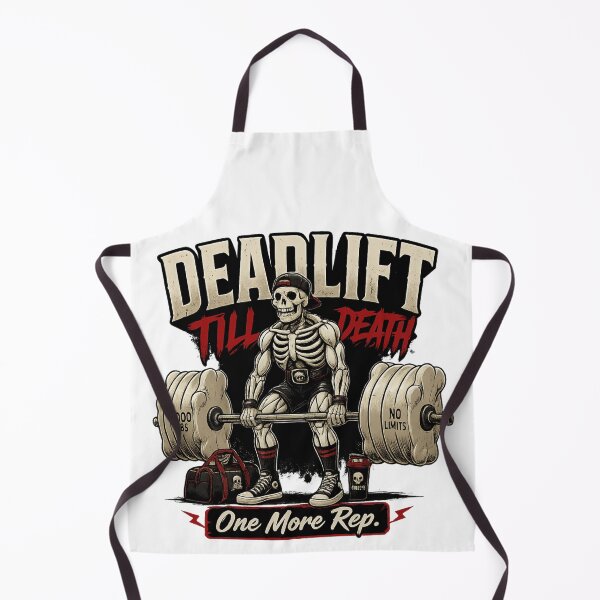 Item preview, Deadlift Till Death Funny Skeleton Gym Lover Weightlifting T-Shirt designed and sold by Ecocrushstudio.