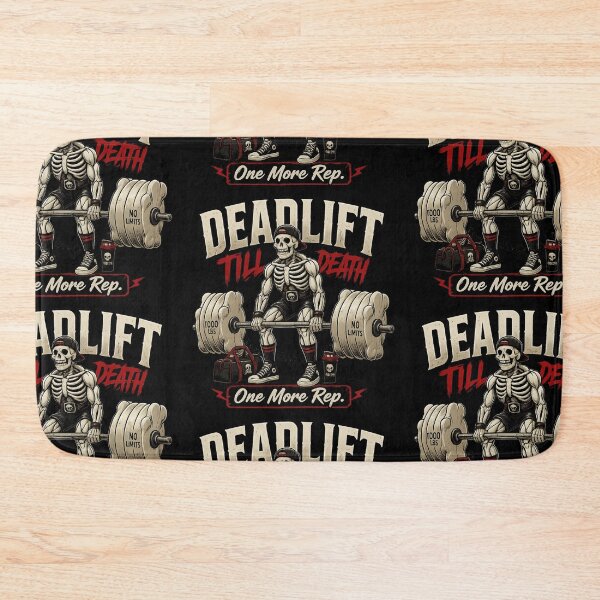 Item preview, Deadlift Till Death Funny Skeleton Gym Lover Weightlifting T-Shirt designed and sold by Ecocrushstudio.