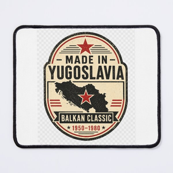 Item preview, Made in Yugoslavia – Balkan Classic Retro Badge designed and sold by Ravendge.