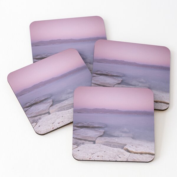 Item preview, Dead Sea Sunset Purple Sky Salt Rocks designed and sold by Amitphotos.