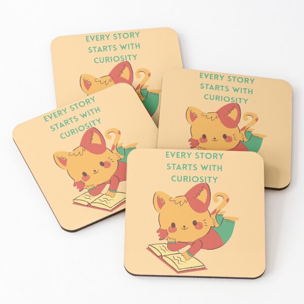 Item preview, Every story starts with curiosity designed and sold by creativityisfun.