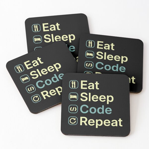 Item preview, Eat Sleep Code Repeat Funny Programmer Gift designed and sold by clickbongski.
