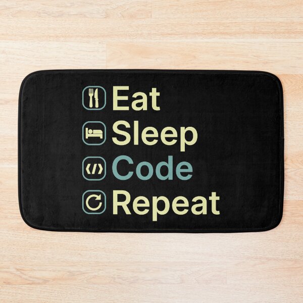 Item preview, Eat Sleep Code Repeat Funny Programmer Gift designed and sold by clickbongski.