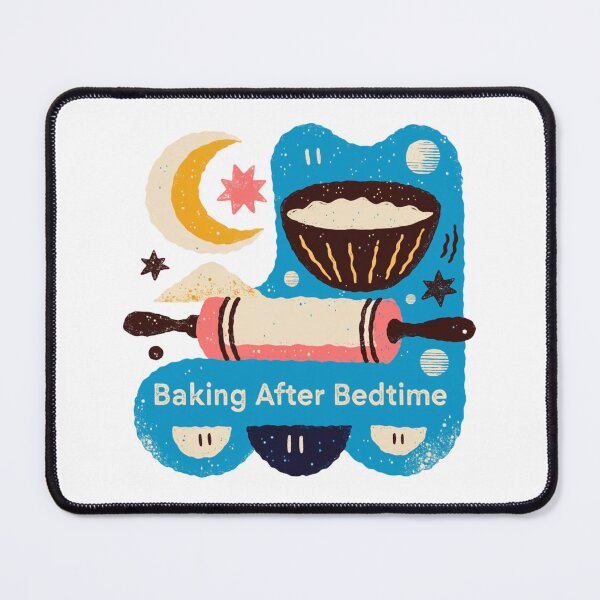 Item preview, Baking After Bedtime Funny Baker Design designed and sold by KHCreative2025.