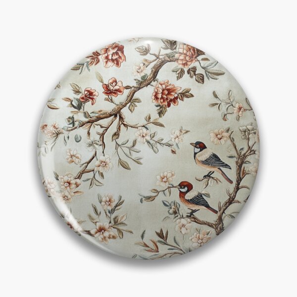 Item preview, Chinese Silk Floral 3 Birds Carpet designed and sold by GrinGalore.