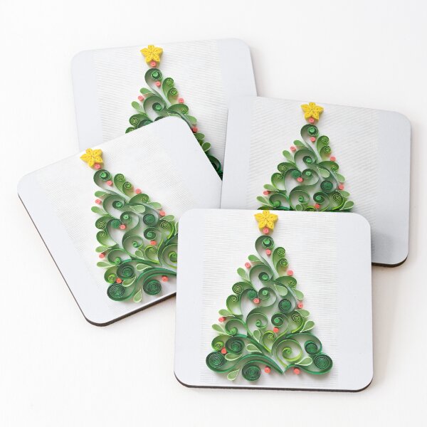 Artikelvorschau, Gequillter Weihnachtsbaum entworfen und verkauft von Vicky Brago-Mitchell®.