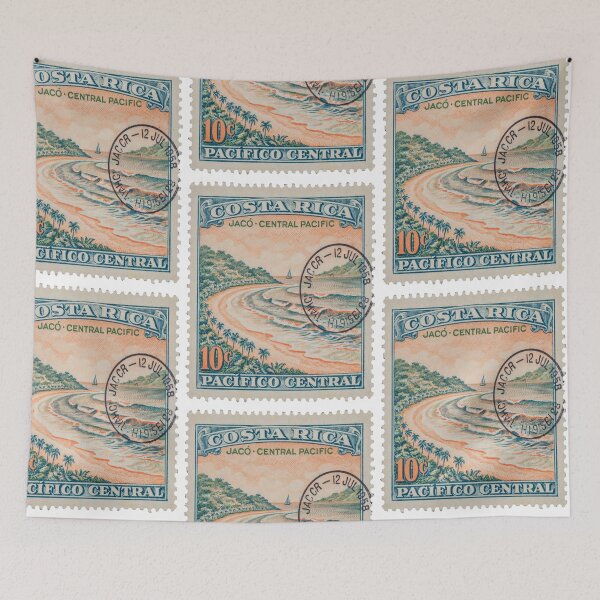 Item preview, Jacó Costa Rica Pacific Coast Postage Stamp Sticker designed and sold by stickercuffs.