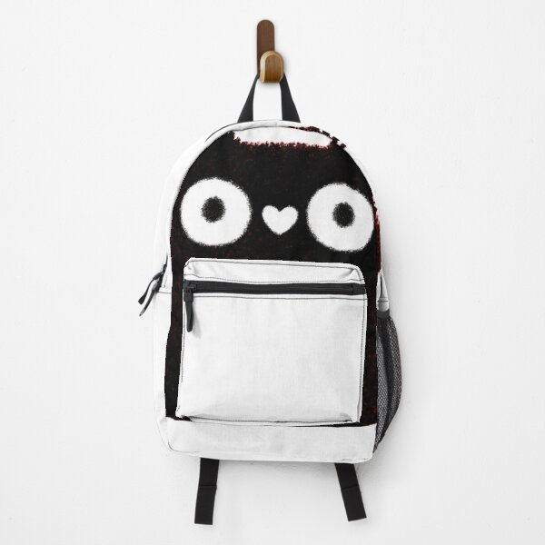 Item preview, Cute Big Eyed Black Cat Kawaii Illustration designed and sold by Hoodybaba.