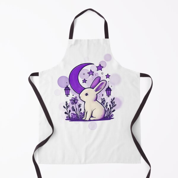 Aperçu de l'œuvre Moonlight Rabbit Celestial Cottagecore créée et vendue par iamKRUK.