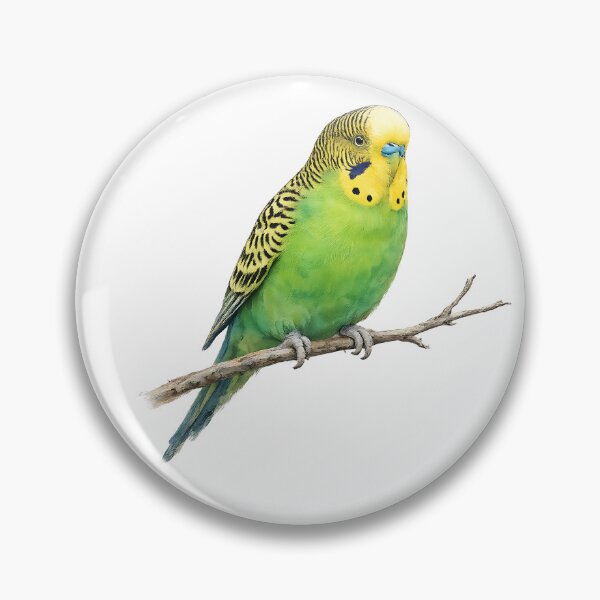 Item preview, Wild Budgerigar Watercolour Illustration designed and sold by Jaruart.