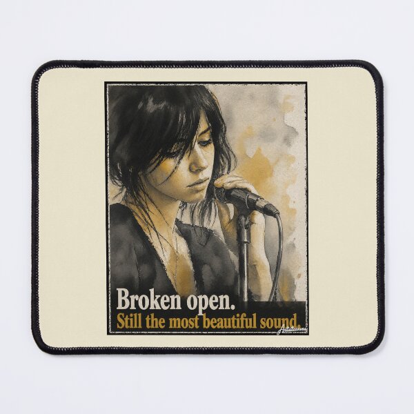 Item preview, Chan Marshall Cat Power Watercolor Minimalist Portrait Music Art designed and sold by Artisticanvas.