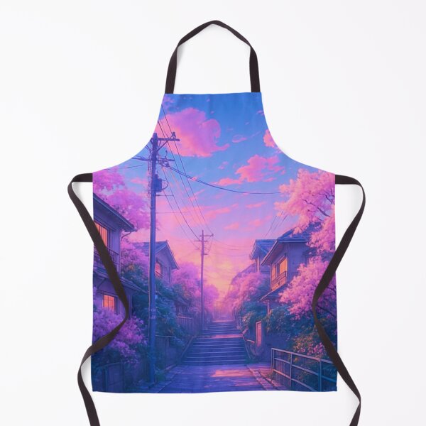 Item preview, Pastel Skies: Dreamy Lofi Anime Alleyway designed and sold by IswaryaSankar.
