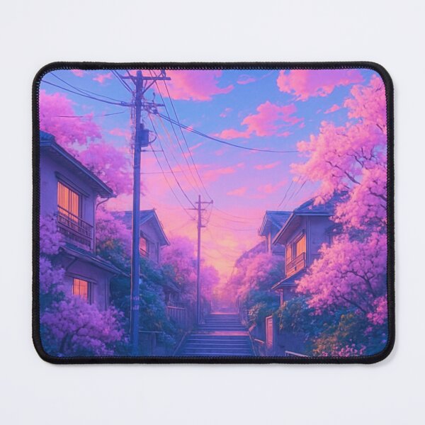 Item preview, Pastel Skies: Dreamy Lofi Anime Alleyway designed and sold by IswaryaSankar.