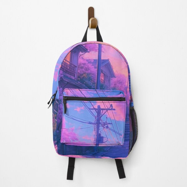 Item preview, Pastel Skies: Dreamy Lofi Anime Alleyway designed and sold by IswaryaSankar.